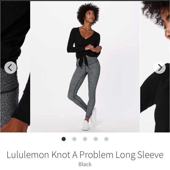 Lululemon Knot A Problem Long Sleeve Size 6 - Picture 6 of 6
